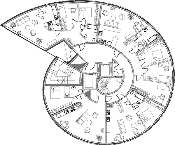 Snailtower floor plan