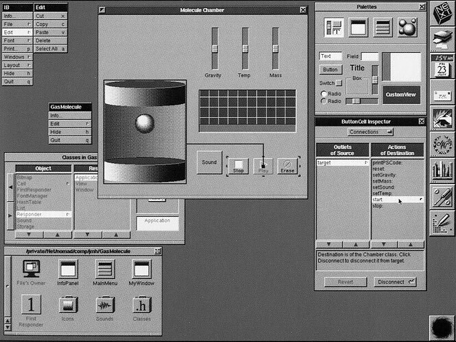 Interface Builder for NeXTSTEP