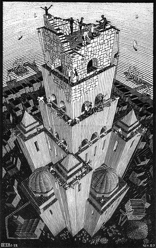 M.C. Escher – Tower of Babel